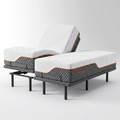 Adjustable Bed Frame Built for Ultimate Comfort, Massage Function, USB Ports, Under-Bed Lighting