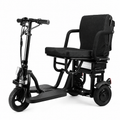 New Folding Mobility Scooter, 3-Wheel Foldable Mobility Scooter for Adults & Seniors, Long-Range Lithium Battery, 300Lbs Capacity, Lightweight with Basket & Cup Holder