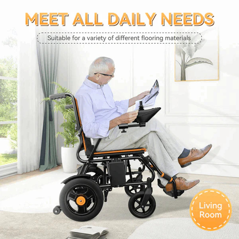 Portable Electric Wheelchair Lightweight Foldable for Adults Seniors