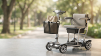Mobility Scooter for Adults, 4 Wheel Motorized Mobility Scooter W/Storage Basket, 350LBS Capacity & Detachable Battery, 15Miles Electric Powered Mobility for Outdoor (Silver, 15 MI-2) — Lifestyle