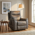 Serenity Slate Grey Ultra Infinite Position Lift Chair with Power Headrest, Heat, Massage & Wireless Charging