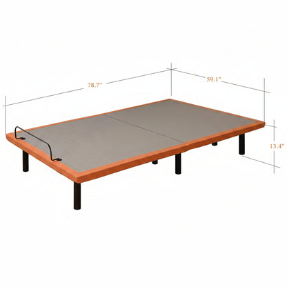 Adjustable Bed Frame Queen - Easy to Install in 5 Minutes, Adjustable Bed for Massage, Zero Gravity, under Bed Lights, Wireless Remote, Foot&Head Incline, Smart Bed, 3000 Premium Series